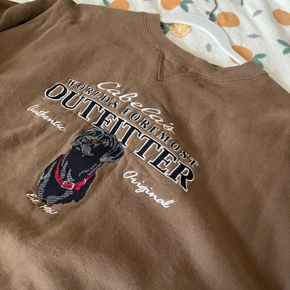 Vintage Brown Crewneck Sweatshirt